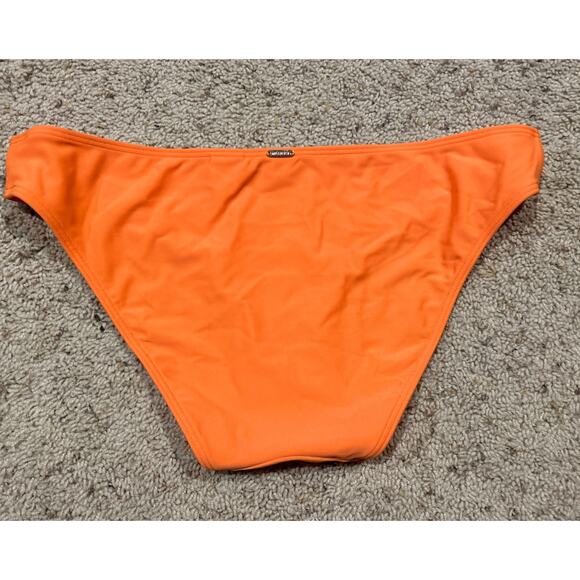 Hollister Size L Swimsuit 2-pc Swim Bikini SET Top & Bottoms ORANGE FLORAL F25 - Picture 9 of 10